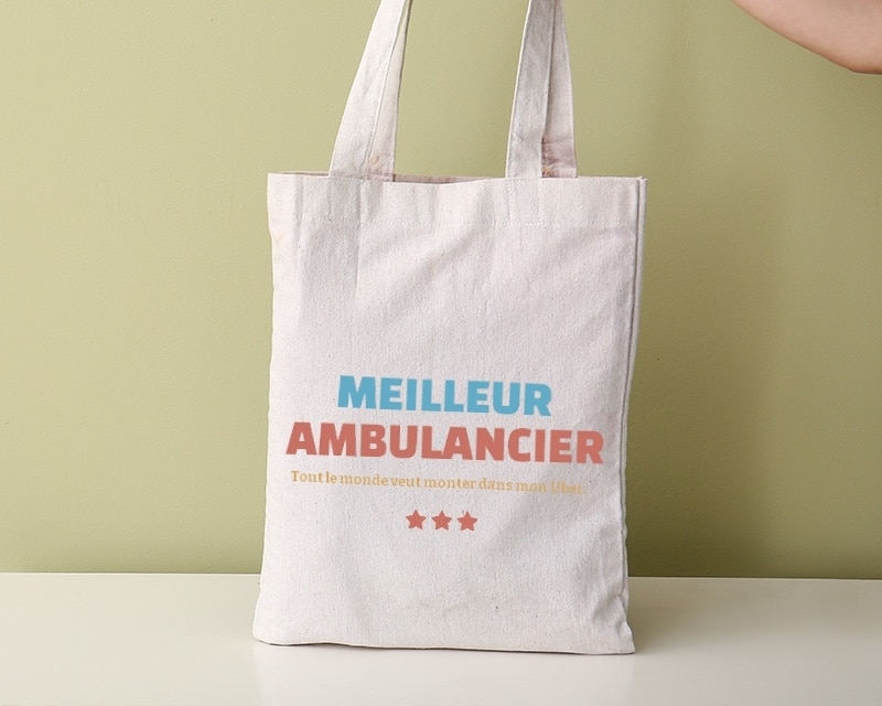 Tote bag personnalisable - Meilleur Ambulancier