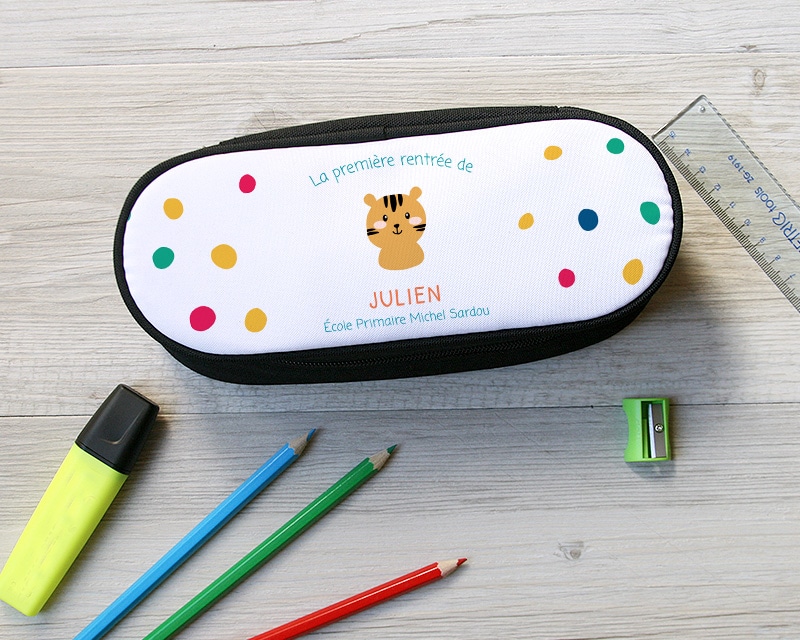 Trousse d'école personnalisable - Collection Animaux