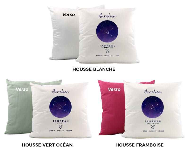 Coussin personnalisé Constellation - Taureau