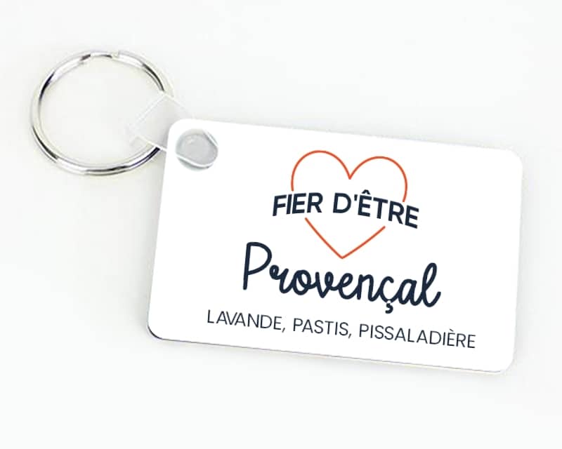 Porte-clés personnalisable - Fier d'être Provençal