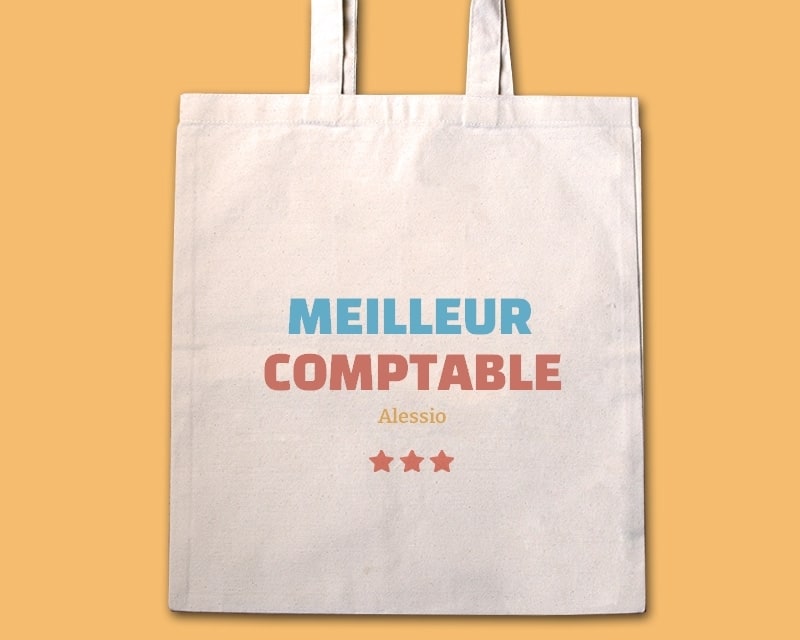 Tote bag personnalisable - Meilleur Comptable