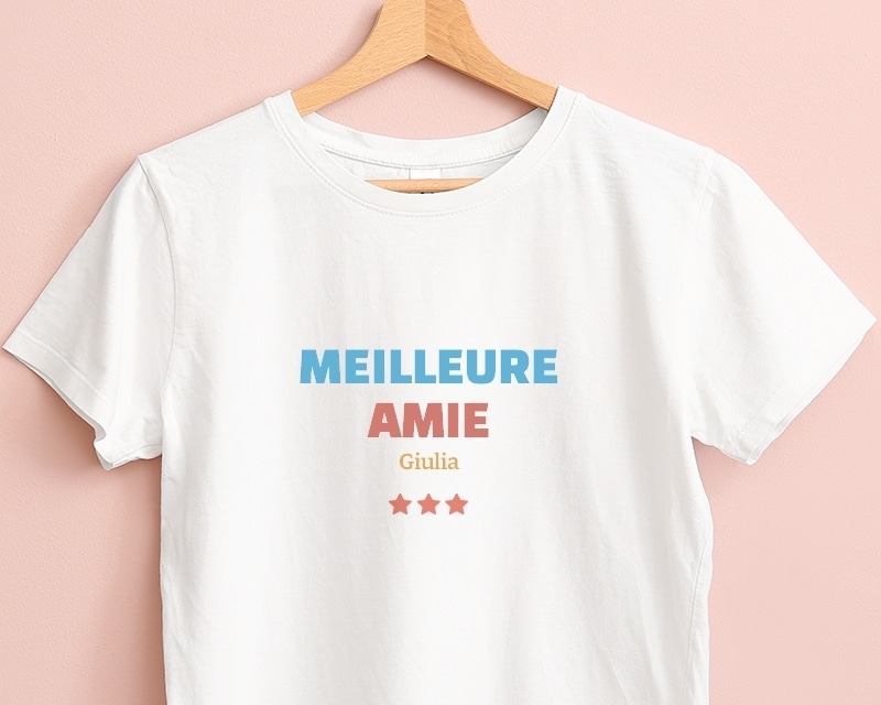 Tee shirt personnalisé femme - Meilleure Amie