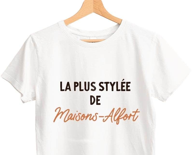 T-shirt femme personnalisé Maisons-Alfort