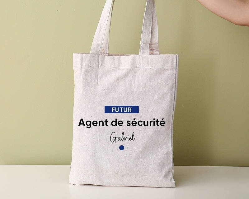 Tote bag personnalisable - Futur agent de sécurité