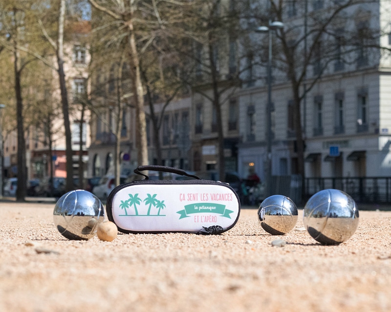 Sacoche de pétanque personnalisée - Palmier