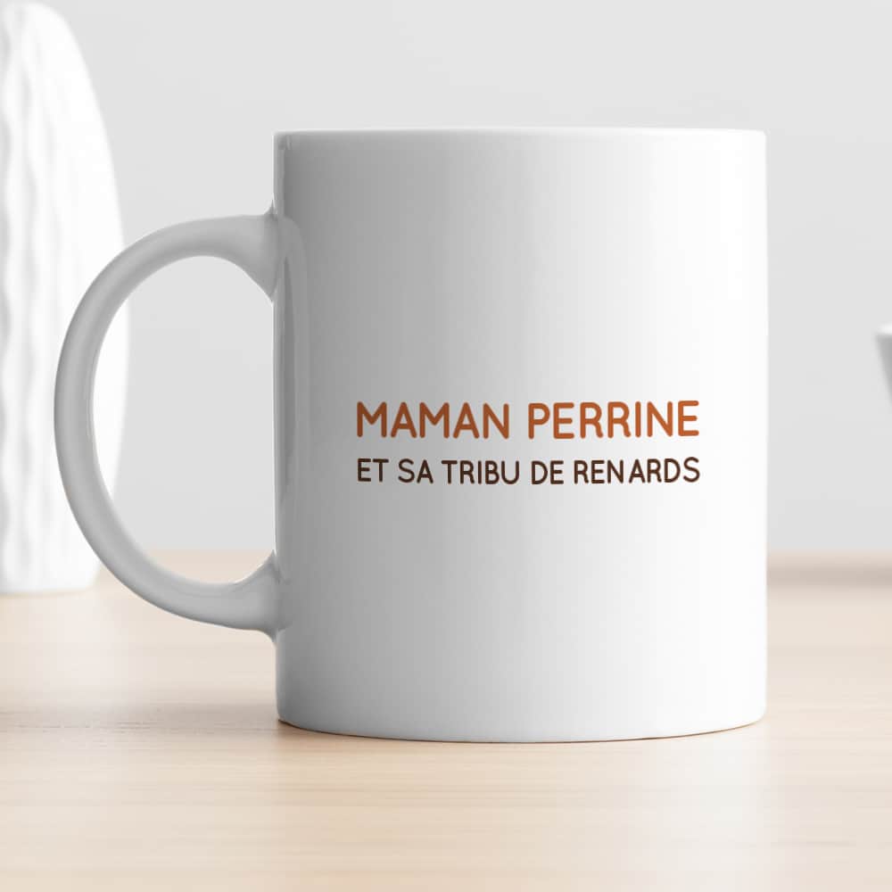 Mug personnalisé - Maman Renard et sa meute