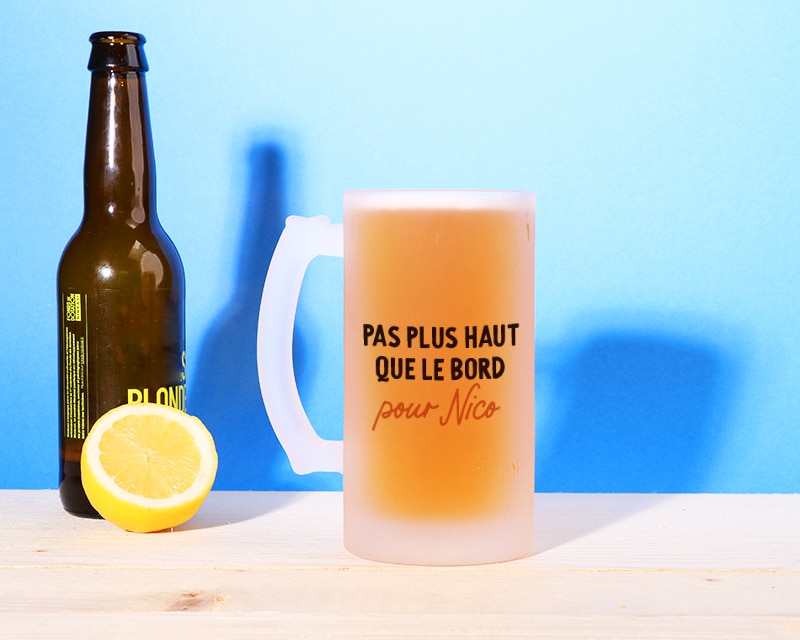 Chope de bière personnalisée - Message