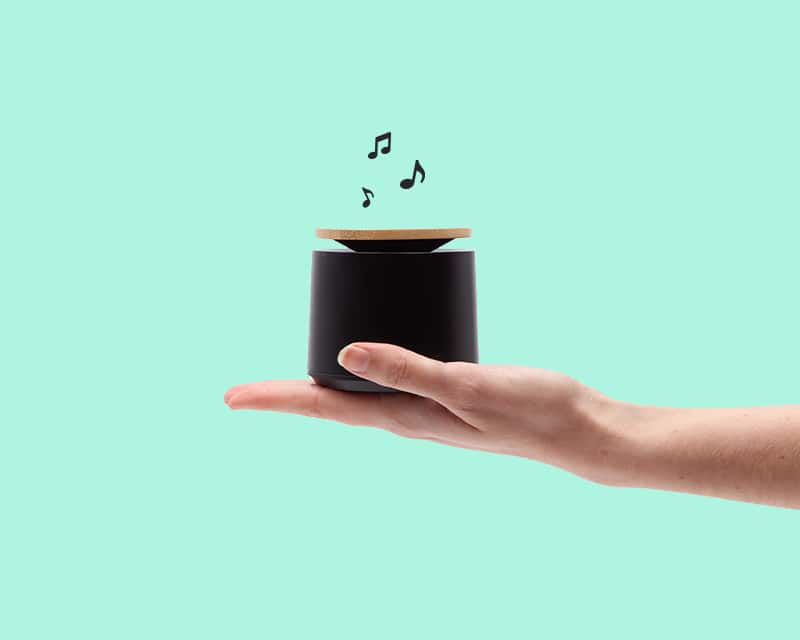 Enceinte bluetooth gravée Personnalisable - Prénom et Message