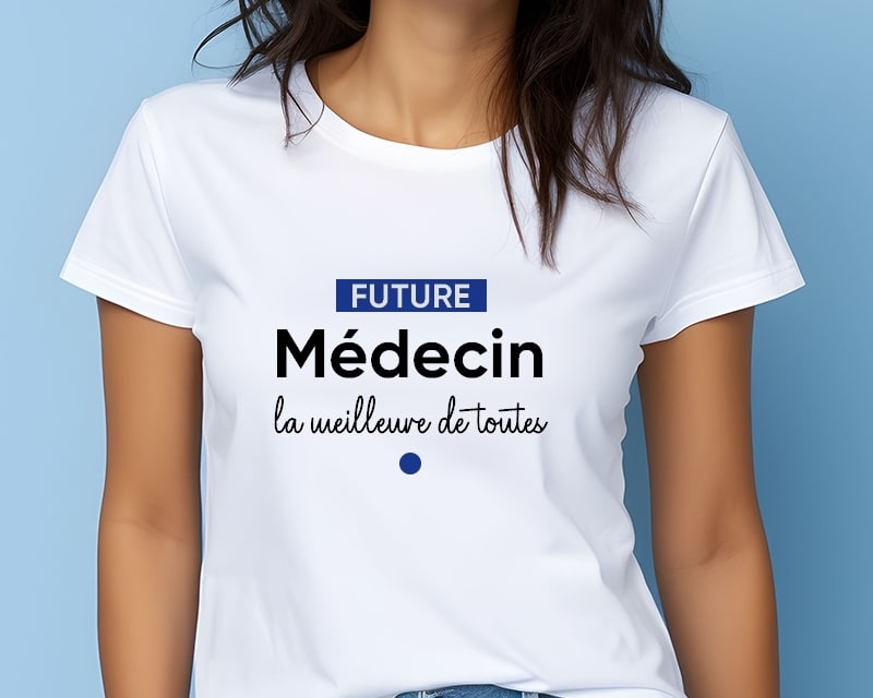 Tee shirt personnalisé femme - Future médecin