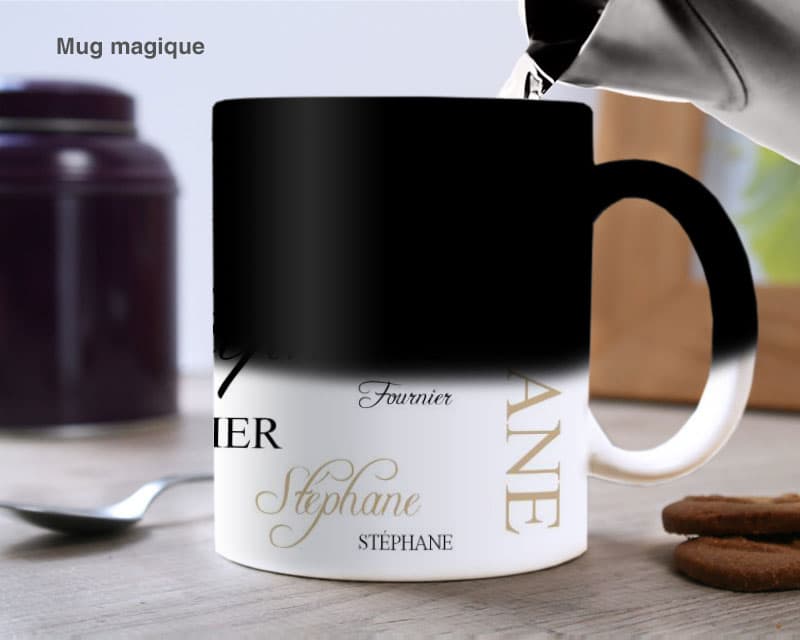 Mug personnalisé - Signature Taupe