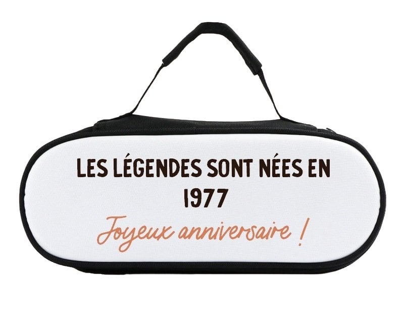 Sacoche de pétanque message générique année 1977