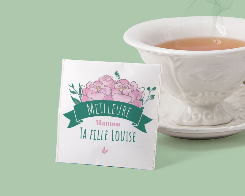 Sachets de thé personnalisés en coffret - L'original