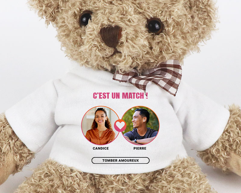 Peluche personnalisée - It's a match