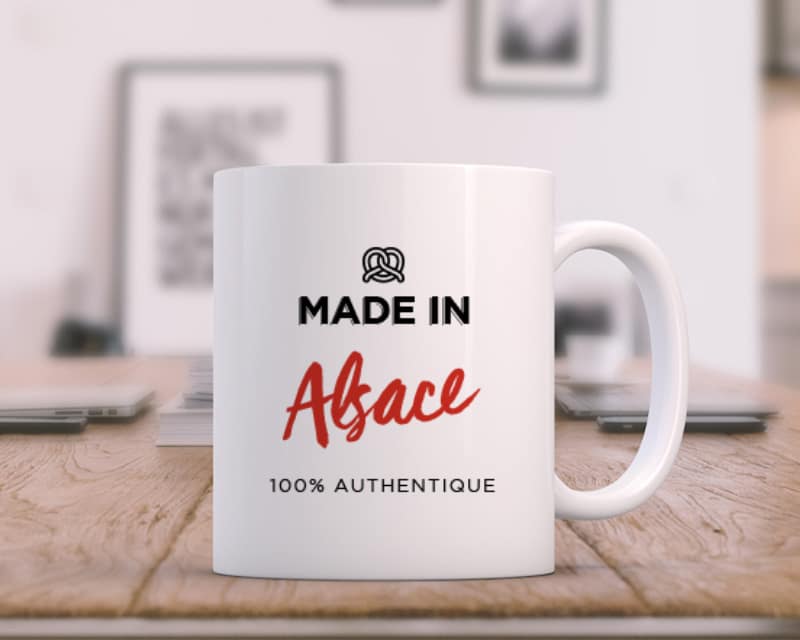 Mug personnalisé région - Made In Alsace