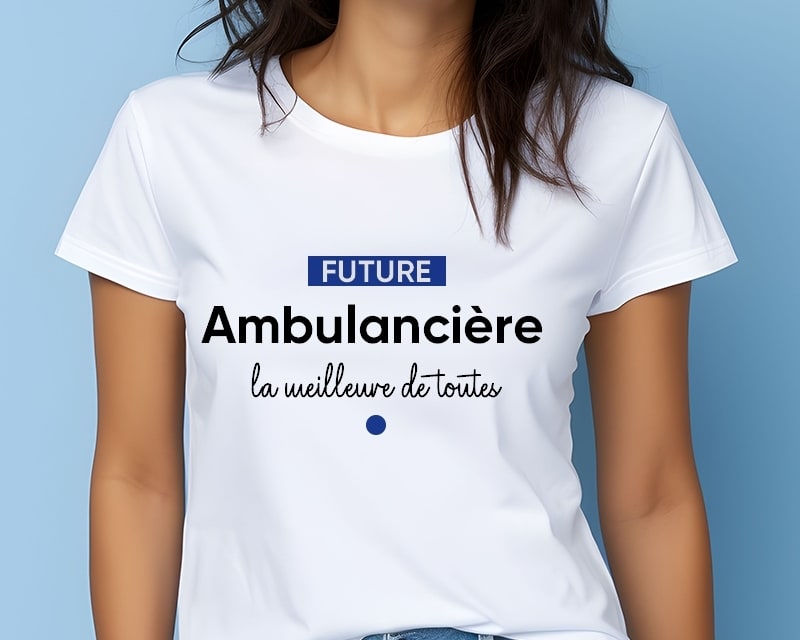 Tee shirt personnalisé femme - Future ambulancière