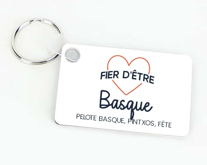 Porte-clés personnalisable - Fier d'être Basque