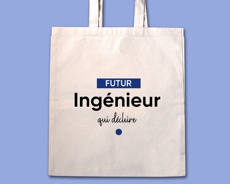 Tote bag personnalisable - Futur ingénieur