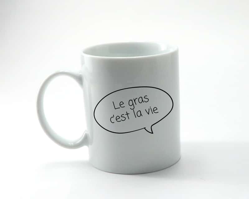 Mug personnalisé message - Bulle dialogue