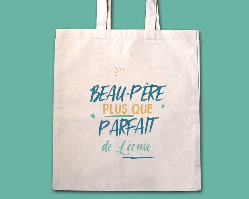 Tote bag personnalisé - Beau-Père le plus...