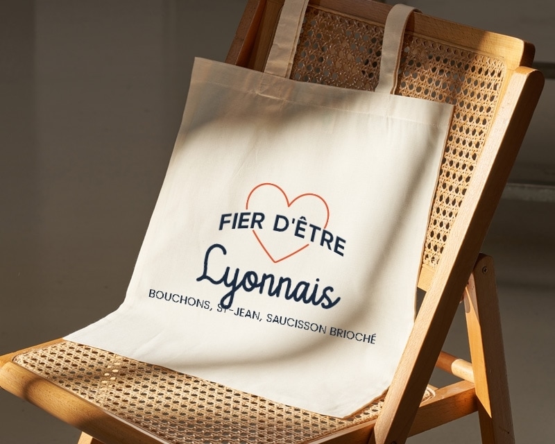 Tote bag personnalisable - Fier d'être Lyonnais