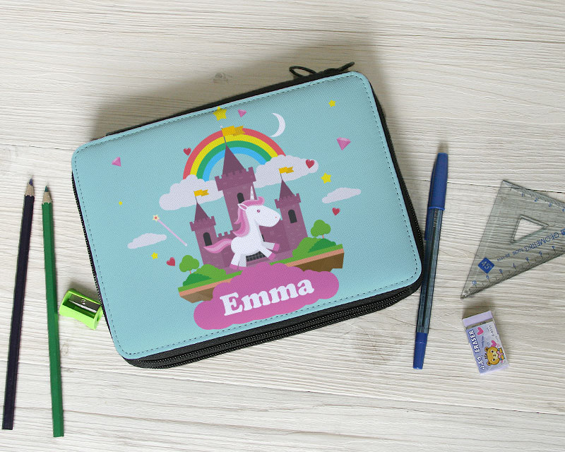 Trousse petite licorne avec fournitures