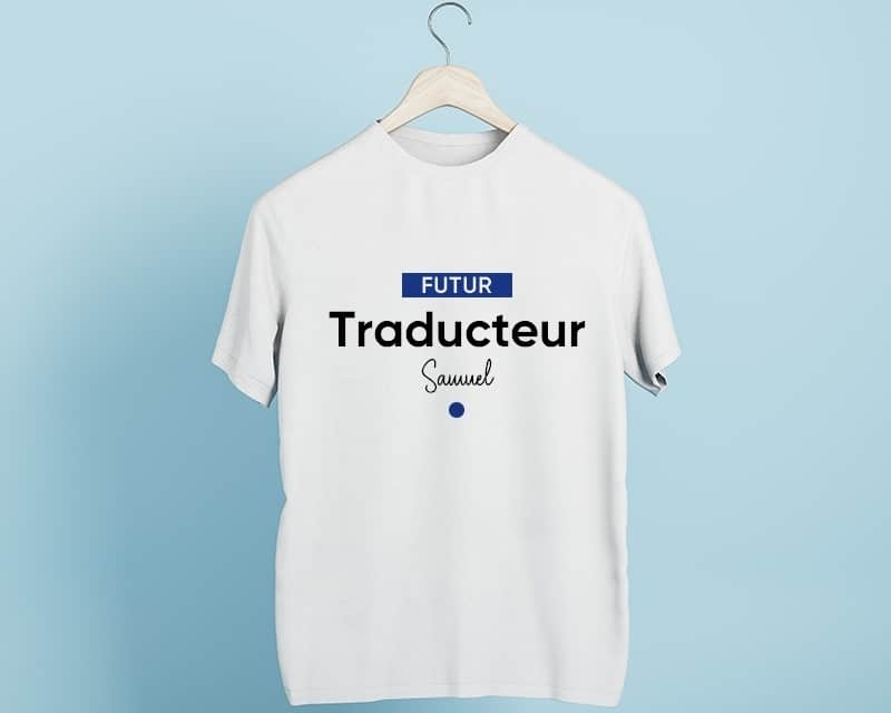 Tee shirt personnalisé homme - Futur traducteur
