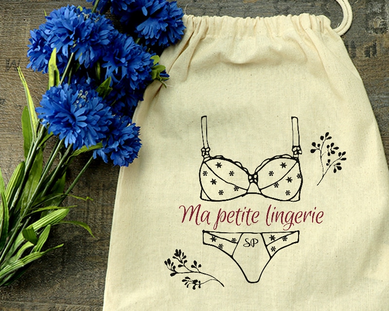 Pochon Lingerie Déshabille moi - Petit - 25x30cm