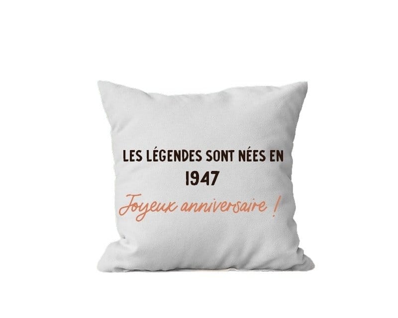 Coussin message générique année 1947