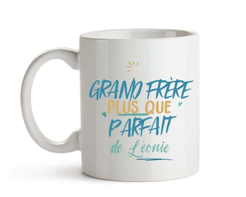 Mug personnalisé : Grand frère le plus...