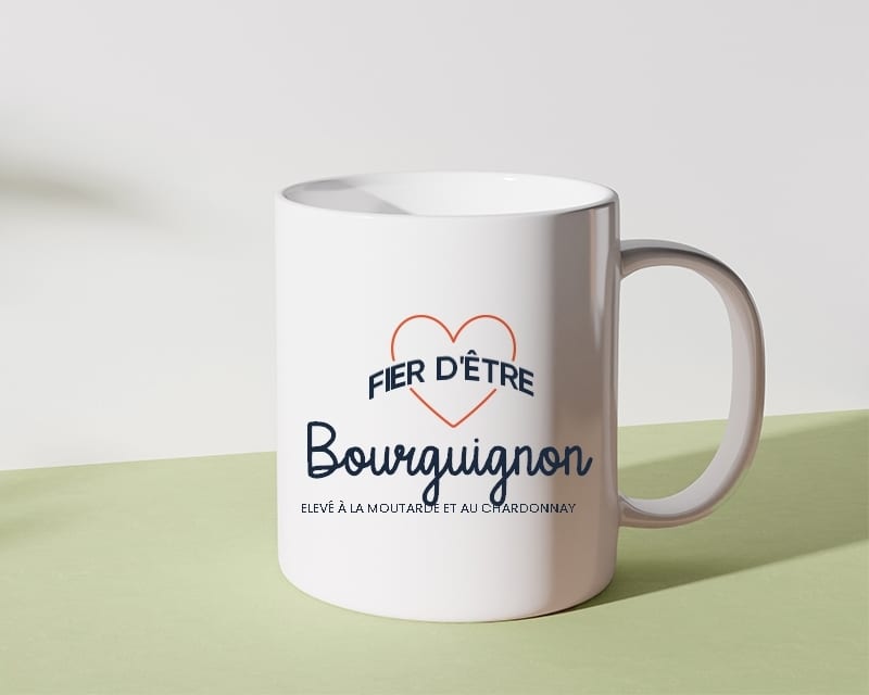 Mug personnalisé - Fier d'être Bourguignon