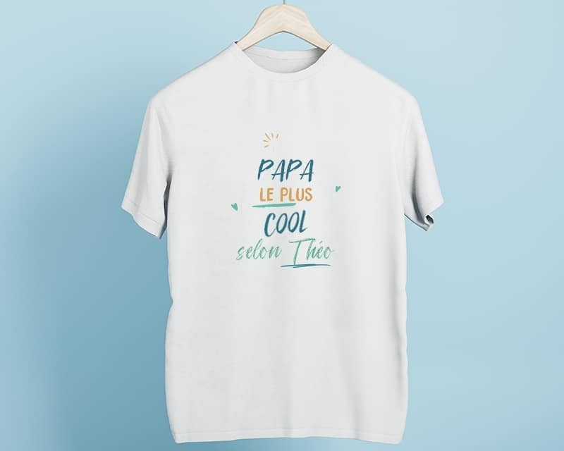 T-Shirt homme personnalisé : Papa le plus...