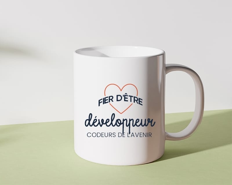 Mug personnalisé - Fier d'être développeur