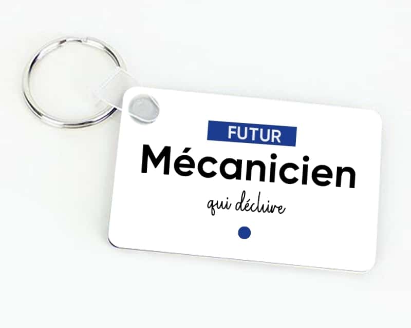 Porte-clés à personnaliser - Futur mécanicien