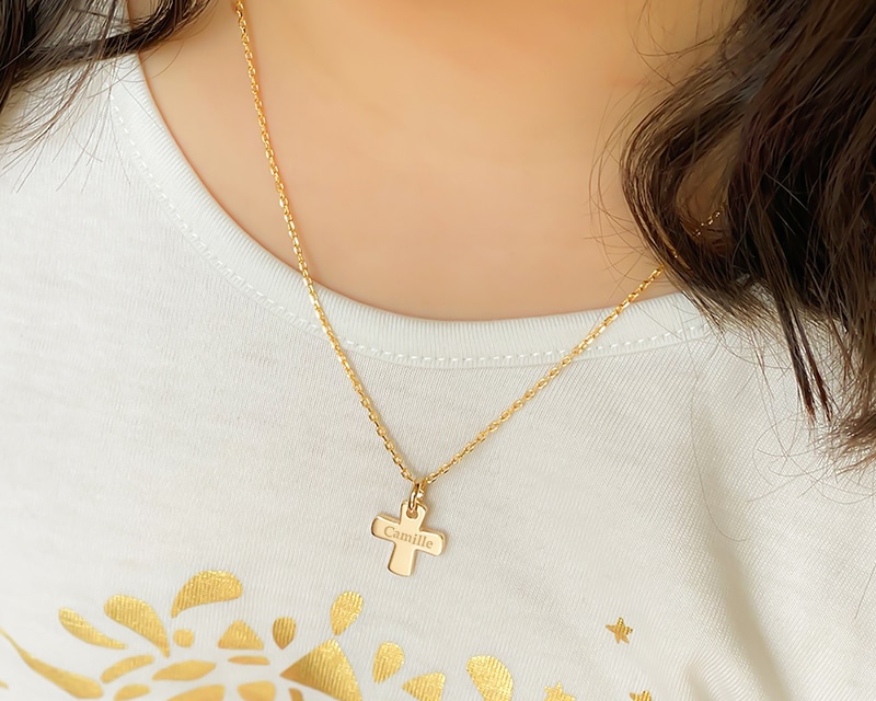 Pendentif Croix personnalisable