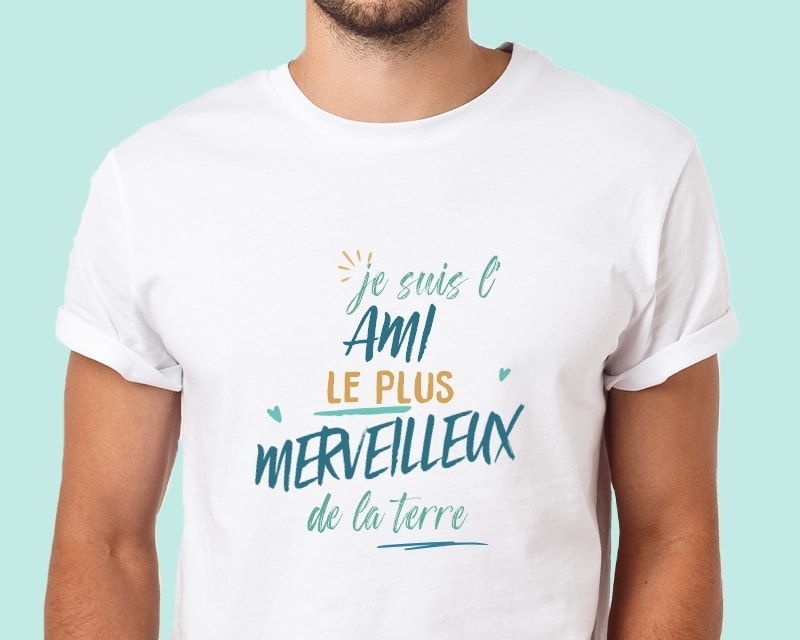 T-Shirt homme personnalisé : Ami le plus...