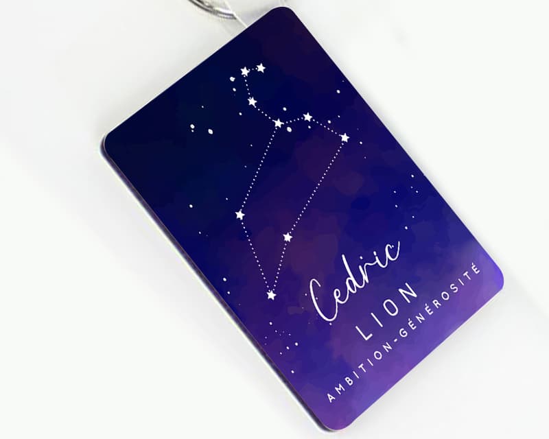 Porte-clés personnalisé Constellation - Lion