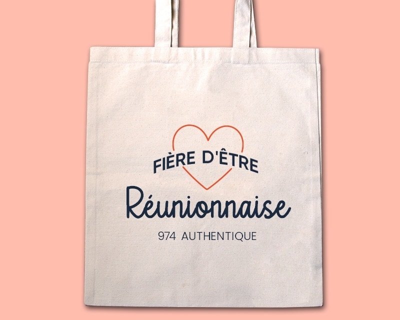 Tote bag personnalisable - Fière d'être Réunionnaise