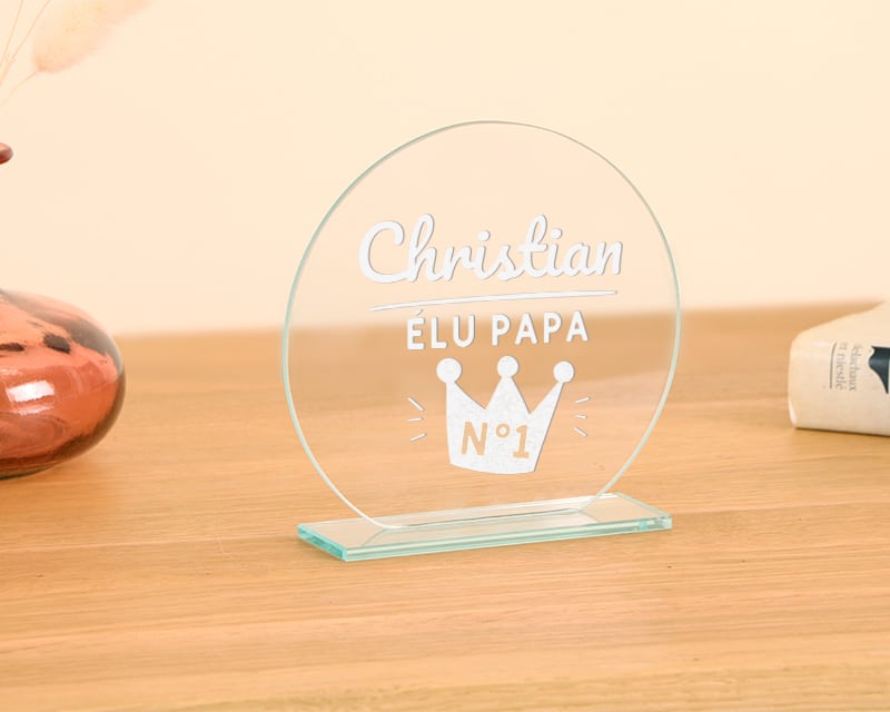 Trophée personnalisé - Papa